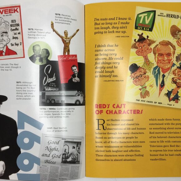 RED Book The Story of Red Skelton Actor Comedian Film Acting Comedy History Fans - Picture 4 of 9